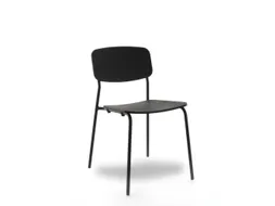 houten kuipstoel,zitschaal zwart,zitting H 460mm