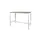 Domino Basic Statafel 160x80x110cm Havana kers Onderstel Wit