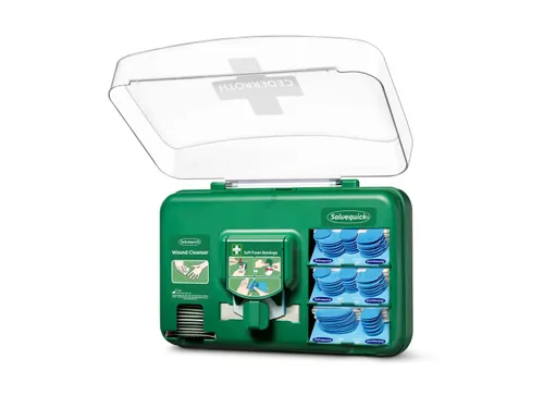 Wond dispenser Cederroth Salvequick blauw