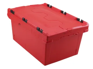 Euronorm-herbruikbare bakken,HxLxB 199x600x400mm,PP,rood - 2