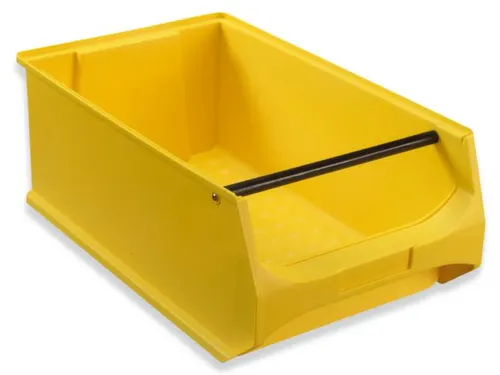 Zichtbak Hxbxd 200x300x500mm Pp Met Draaggreep Geel