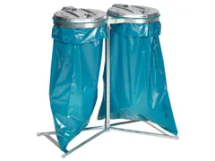Dubbele Afvalverzamelaar Standhouder 980x850x480mm 120 Liter