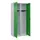 locker voor scheiding van kleding,HxBxD 1850x800x500mm,2vak