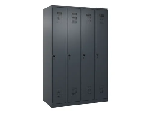 locker voor scheiding van kleding,HxBxD 1850x1200x500mm,4vak