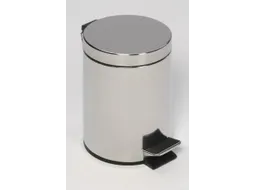 RVS pedaalemmer,20l,HxØ 450x290mm,binnenbak kunststof,romp gepolijst