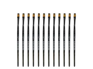 Penseel Kangaro Serie 341 plat Nr. 6 synthetisch doos 12 stuks - 1