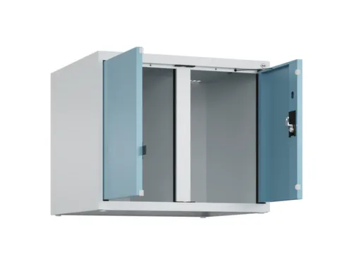 opzetkast,v. locker voor scheiding van kleding,2vak.,vak B 300mm