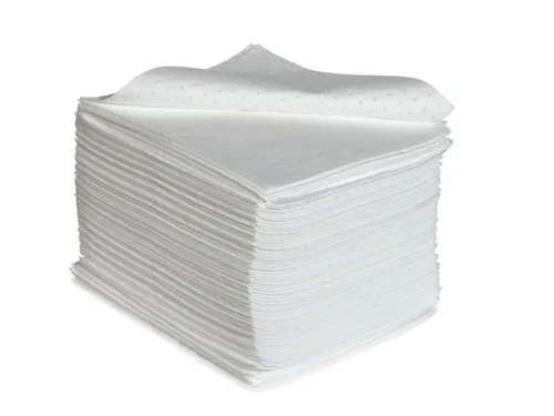 sorbent,mat,LxB 500x400mm,opnamecapaciteit 160l/VE,vlies,wit