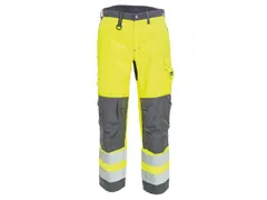 Tranemo 4829 werkbroek, geel/marineblauw, maat 40, per stuk