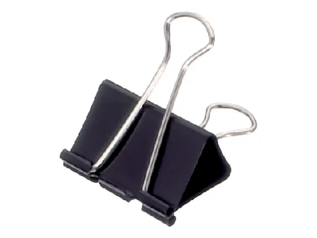 Papierklem MAUL 213 Foldback 40mm capaciteit 17mm zwart