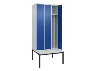 locker voor scheiding van kleding,HxBxD 2120x900x815mm,3vak - 2
