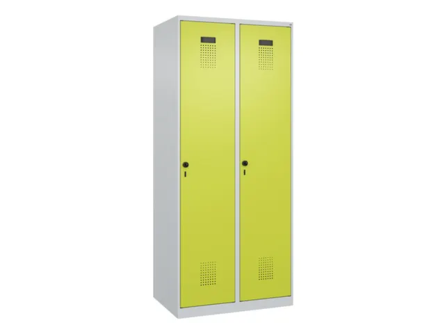 locker voor scheiding van kleding,HxBxD 1850x800x500mm,2vak