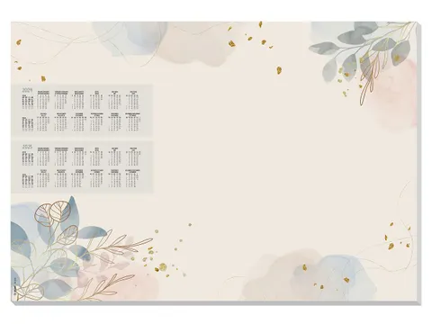 Designonderlegger Sigel Pastel Garden 25/26. 59.5x41cm 30 vel 80 grams