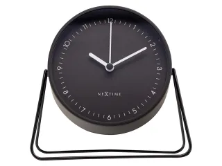 Wekker Nextime Berlin Table 14x13 cm zwart metaal - 2