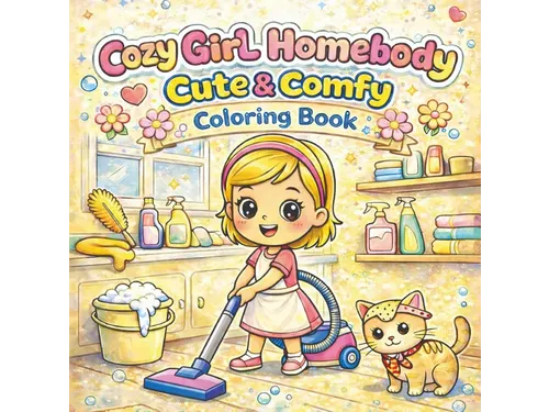 Kleurboek Cozy Girl Homebody Cute & Comfy