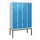 dubbeldekse locker,HxBxD 1950x1200x500mm,4x2vak.,vak B 300mm