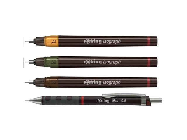 Tekenset rOtring Isograph Junior 4-delig