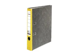 Ordner hfb recycled A4 5cm geel
