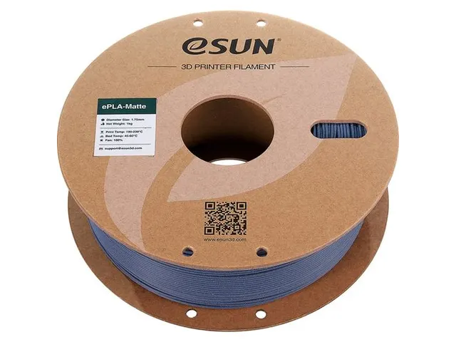 eSUN 3D printer Filament ePLA-Matte 1,75mm Donker Grijs 1kg