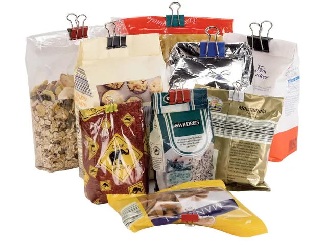 Papierklem Foldback mauly 214 Assorti 19mm 12 Stuks