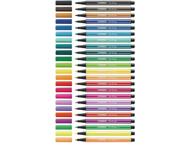 Feutre STABILO Pen 68 mini Animal Vibes assorti blister 8 pièces