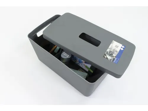 Opbergbox Kangaro 8 liter PP antraciet