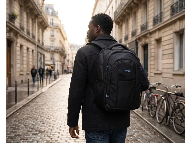 rugzak Paris 30 l 15,6 inch zwart