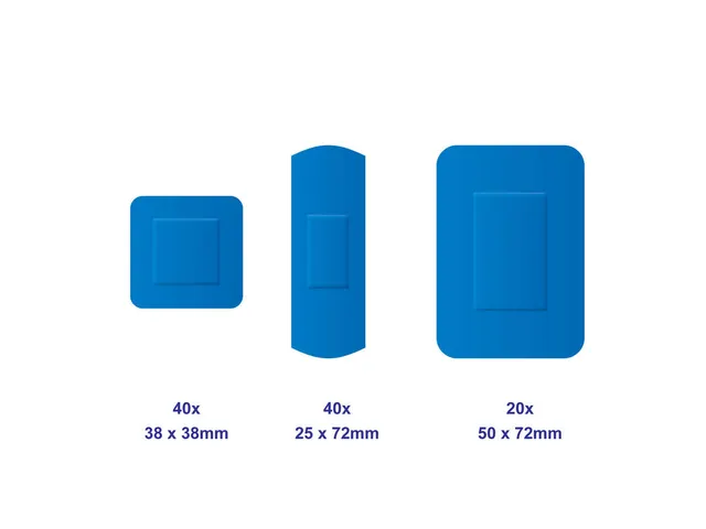 Pansement Detectaplast Universal détectable X-Ray bleu 100pcs