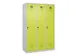 locker voor scheiding van kleding,HxBxD 1850x1200x500mm,3vak