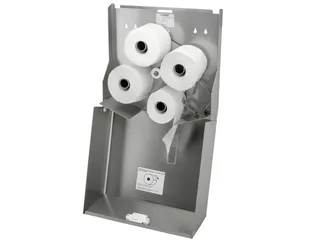 Toiletpapier Dispenser FFP RVS Voor 4 Rollen - 3