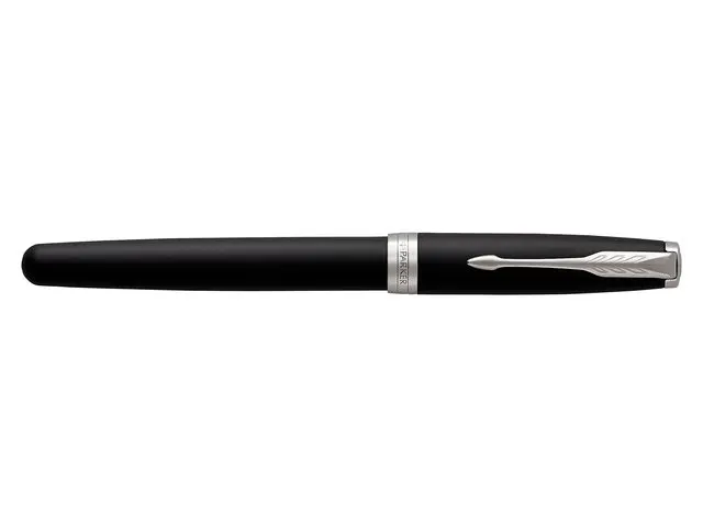 Rollerpen Parker Sonnet Matte Black CT Finish Fijn