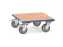Plateau Roulant charge max 400kg 700x700mm plateau bois
