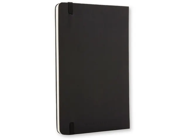 Notitieboek Moleskine pocket 90x140mm blanco hard cover zwart