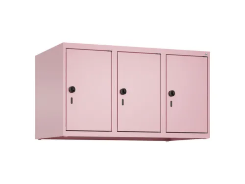 opzetkast,v. locker,3vak.,vak B 300mm,HxBxD 500x900x500mm,draaigrendel