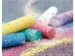 Craie de trottoir Eberhard Faber 6 couleurs avec paillettes