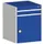 ladekast HxBxD 800x650x650mm 2laden RAL7035 front RAL5010