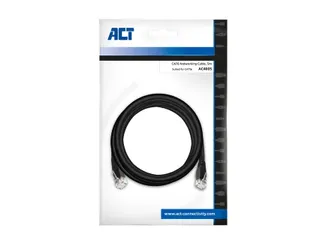 Kabel ACT CAT6 Network koper 5 meter zwart - 3