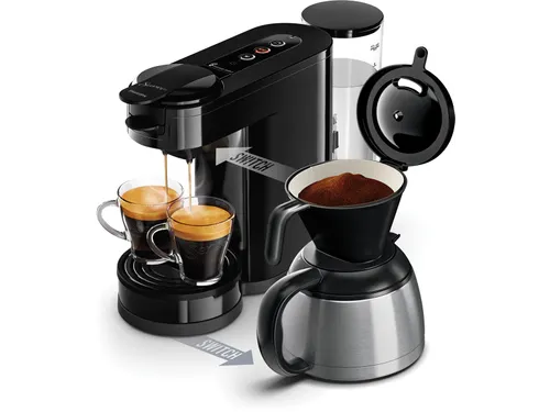 Senseo Switch Koffiezetapparaat Filterkoffie en Koffiepad