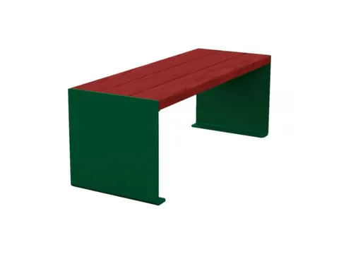 zitbank,B 1200mm,3latten,hout-zitting Mahonie,zitting H 450mm