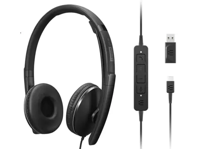 Lenovo 4XD1M39029 Headset Bedraad 20 - 20000 Hz Zwart ANC Gen 2