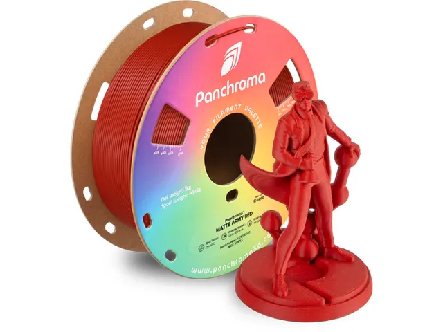 PLA Matte 1,75mm Army rood 1kg Panchroma 3D Filament