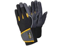 Handschoen Tegera 9195, Maat 5 Microthan Nylon Zwart