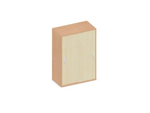 Schuifdeurkast 1150x800x430mm Romp Beuken Decor Front Esdoorn