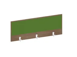 baliepaneel,v. bureau,aanbouw achter,B 1200mm,NT-cherry,BN7048-groen
