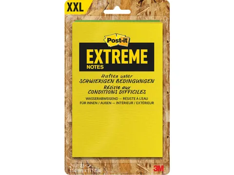 Post-it Extreme Notes, 114 x 171 mm, 2 blokken