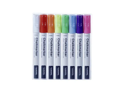 Krijtstift Europel 1-3 mm assorti etui 8 stuks