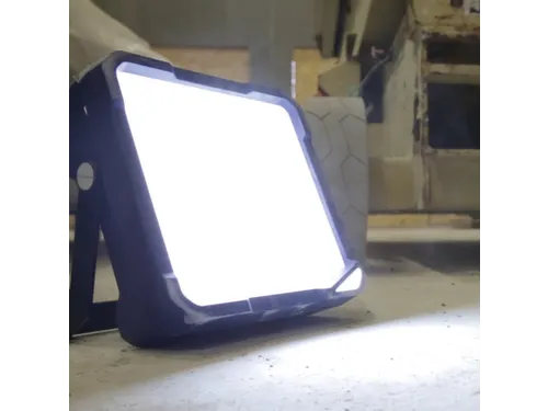 bouwlamp,behuizing kunststof,123 SMD-led,6000lumen,2stekkerdozen