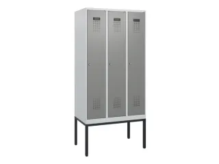 schoollocker,HxBxD 1950x900x500mm,3vak,vak B 300mm,cil.-slot - 2
