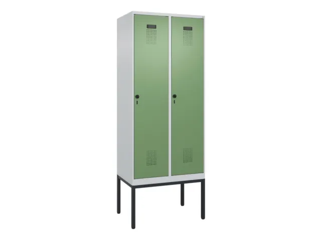 locker voor scheiding van kleding,HxBxD 2120x800x500mm,2vak