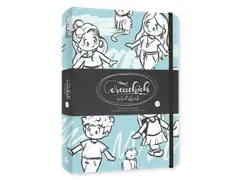 Schetsboek CreaChick Chibi Blue 108 pagina's 200 gram